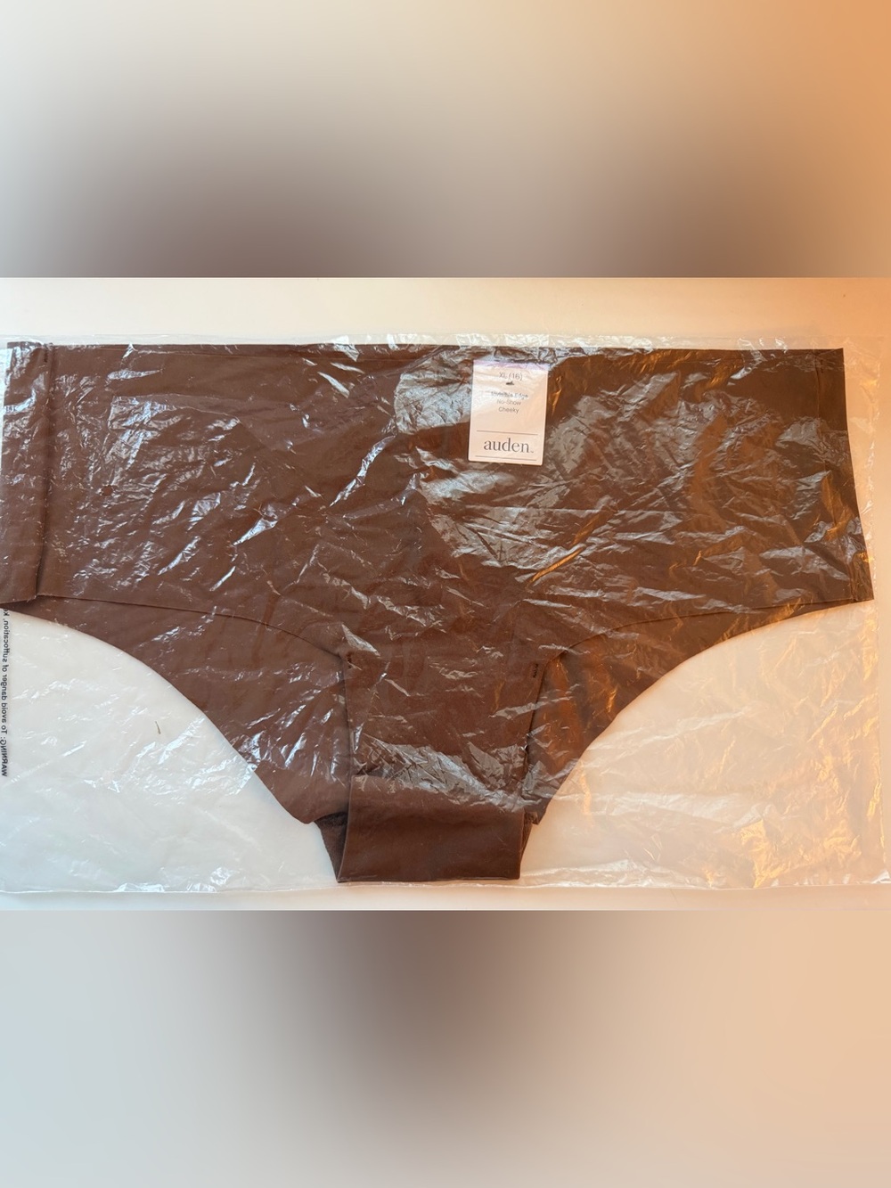 Auden Women's Seamless Cheeky Panty in Brown